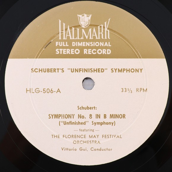 Schubert, Symphony No. 8 In B Minor, No. 3 In D Major LP Record Hallmark HLG 506 - Picture 9 of 16
